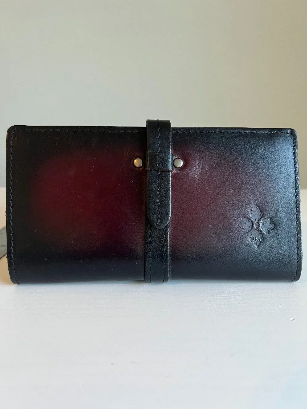 Patricia Nash Bifold Oxblood leather wallet